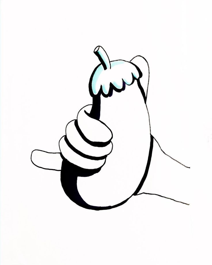 Eggplant Drawing