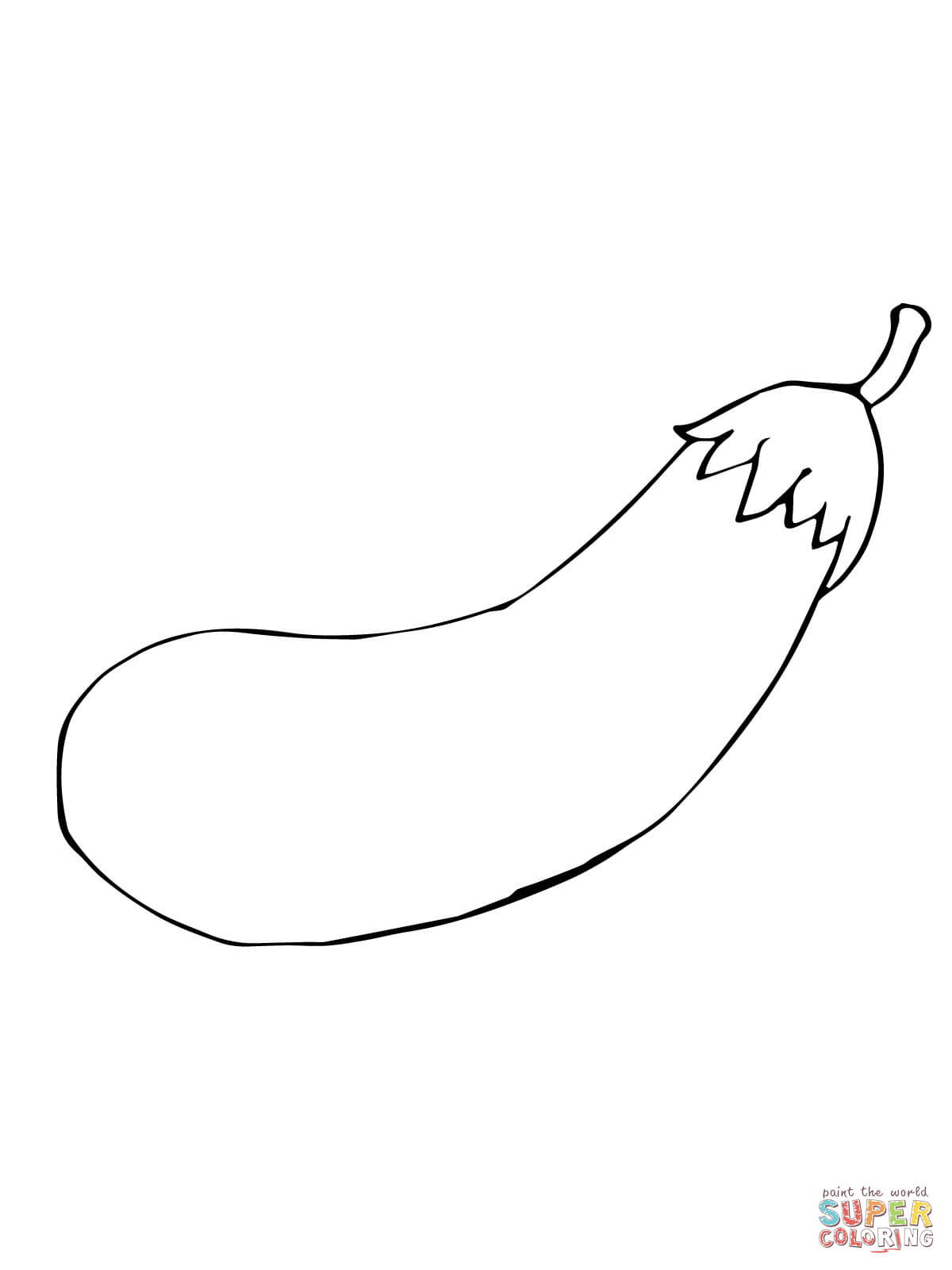 1200x1600 Eggplant Coloring Pages Free Coloring Pages
