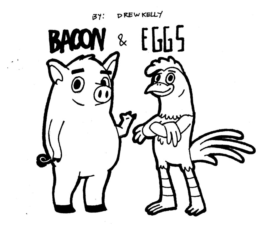 900x774 Bacon And Eggs By Jakrabbit96