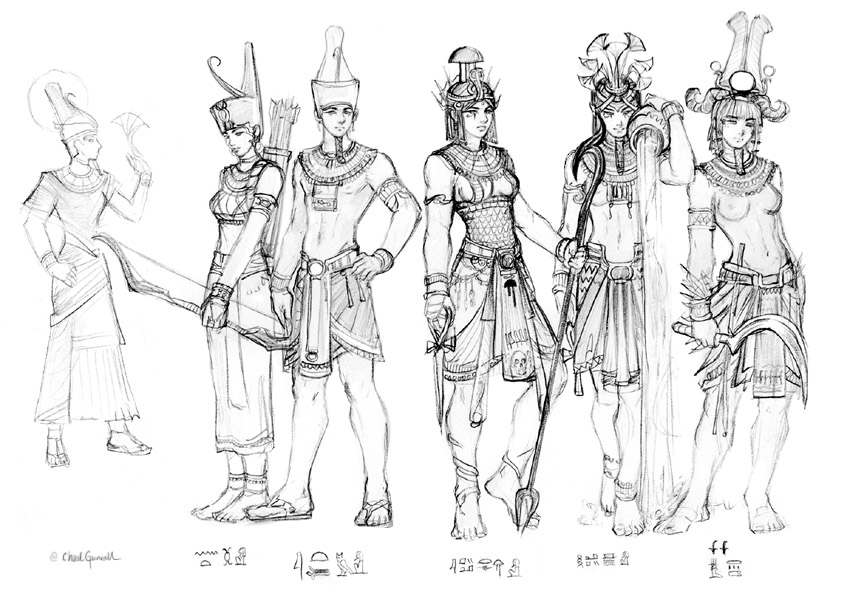 850x613 Divine Androgyne Egypt By Chael