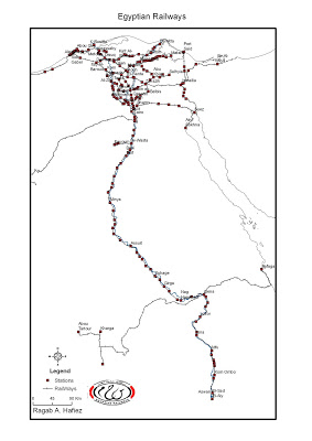 283x400 Digital Map Of Egypt Egyptian Railways