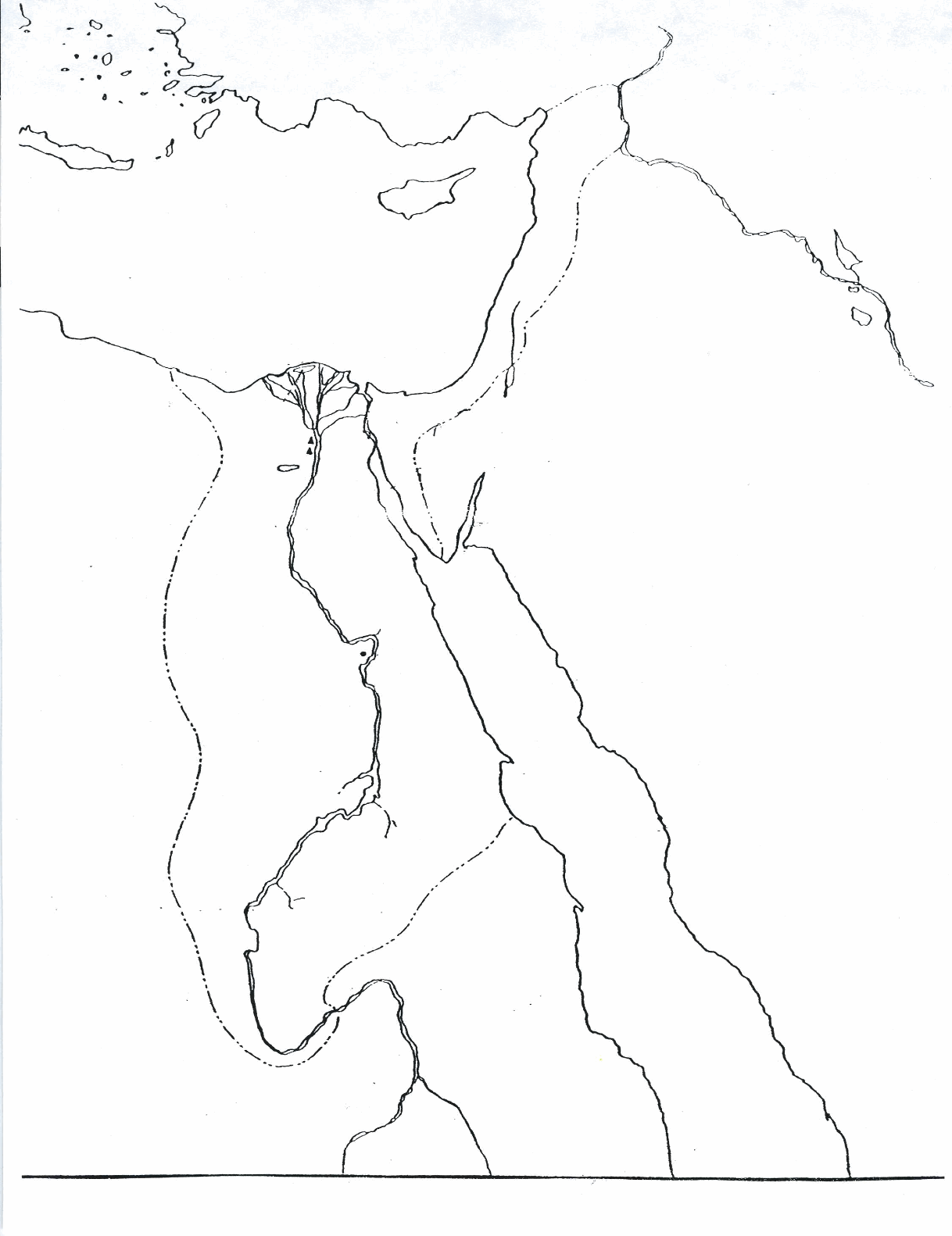 1218x1582 Mr.guerriero's Blog Ancient Egypt Map Blank And Filled In Home