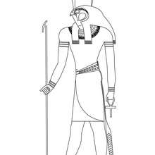 220x220 Horus Egyptian God Coloring Pages