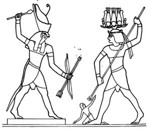 300x259 Ancient Egyptian God Horus Egy King