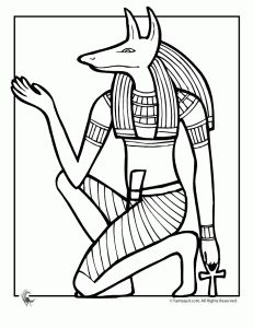 231x300 Free Ancient Egypt Coloring Pages About 9 All Together, Only
