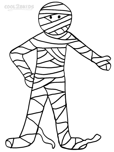 450x600 Printable Mummy Coloring Pages For Kids Cool2bkids