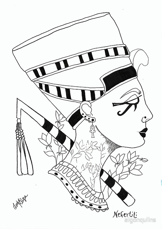 569x800 Nefertiti Egyptian Queen Posters By Algonquiins Redbubble