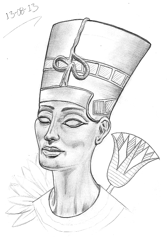 Egyptian Queen Drawing at GetDrawings | Free download