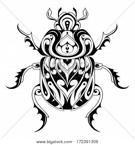 438x470 Scarab Beetle Images, Illustrations, Vectors