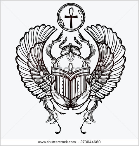 476x497 Hand Drawn Vintage Tattoo Art Vector Illustration, Symbol