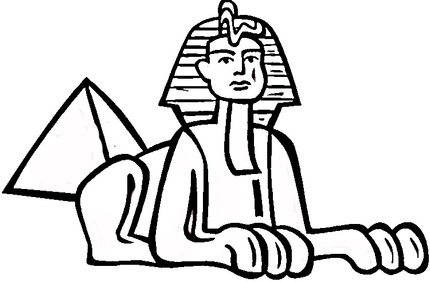 430x282 Ancient Egypt Sphinx Clipart