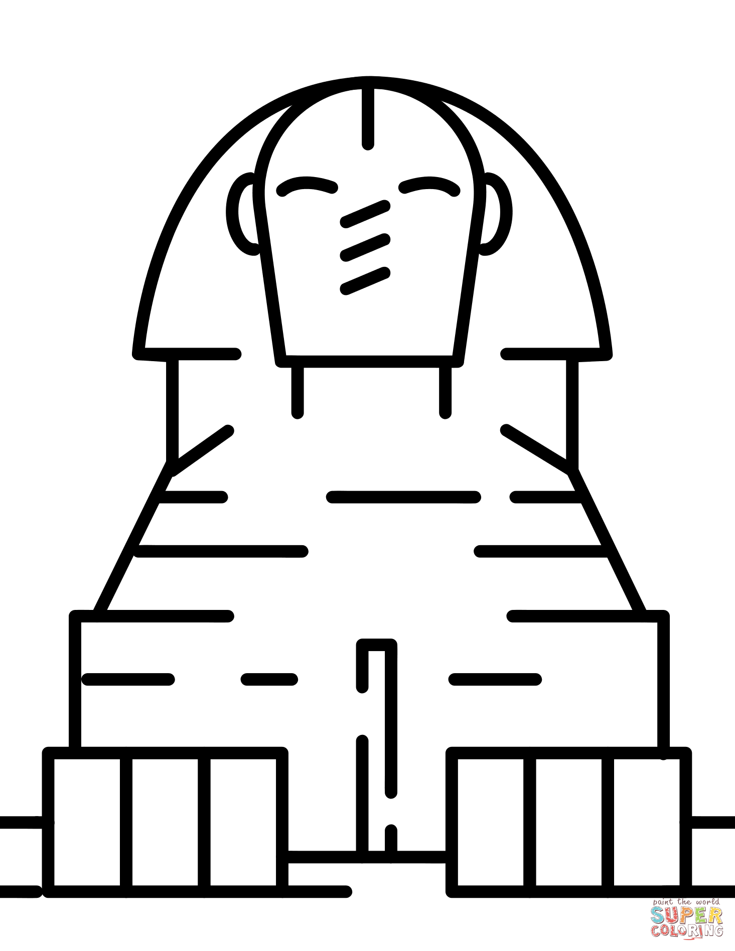 1465x1896 Sphinx Coloring Page Free Printable Coloring Pages