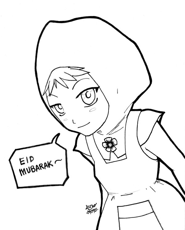 600x745 Eid Mubarak 2009 By E60m