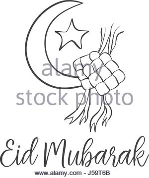 300x359 Eid Mubarak Theme Hand Draw Stock Vector Art Amp Illustration