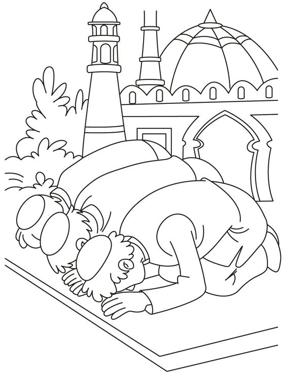 564x738 Islamic Coloring Pages Printable New Muslim Kids Eid Coloring