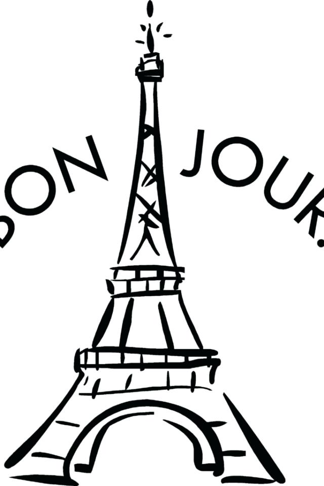 640x960 Eiffel Tower Coloring Pages Tower Coloring Sheet Paris Eiffel