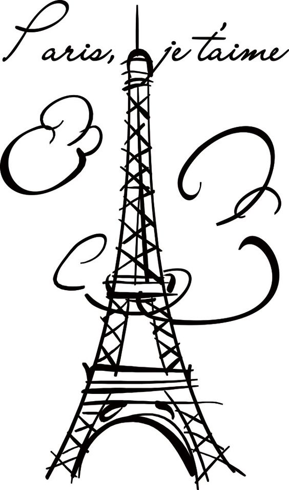 Eiffel Tower Cartoon Drawing at GetDrawings | Free download