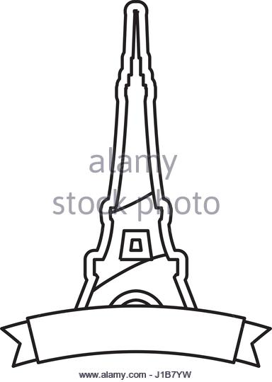 384x540 Paris Skyline Eiffel Tower Black And White Stock Photos Amp Images