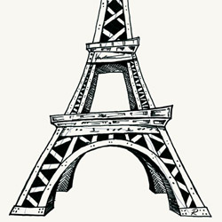 250x250 Eiffel Tower
