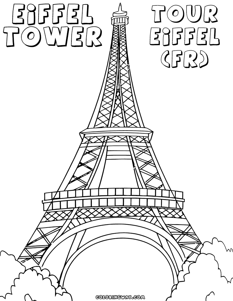 773x1000 Eiffel Tower Coloring Pages Eiffel Tower Coloring Pages Coloring