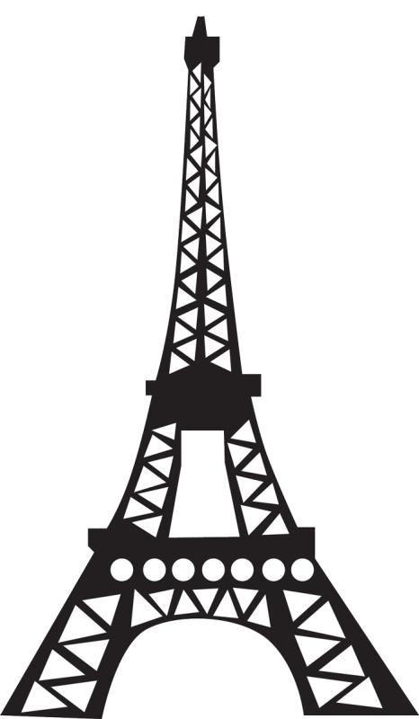 466x800 Paris Eiffel Tower Clipart