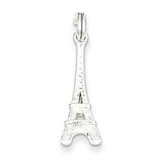 236x236 14k Yellow Gold 3d Eiffel Tower Charm Paris Jewelry