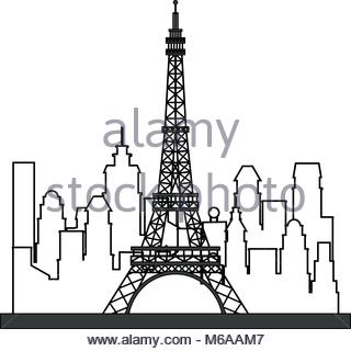 320x320 Eiffel Tower Symbol Stock Vector Art Amp Illustration, Vector Image