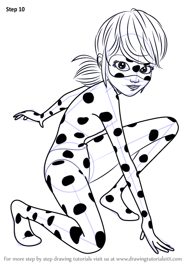 598x844 Learn How To Draw Ladybug From Miraculous Ladybug (Miraculous