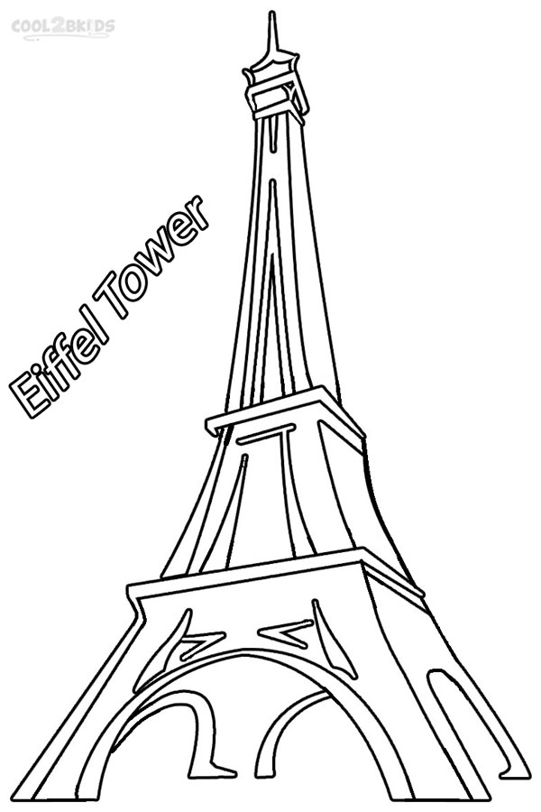 600x900 Cool Eiffel Tower Coloring Pages Eiffel Tower Coloring Pages