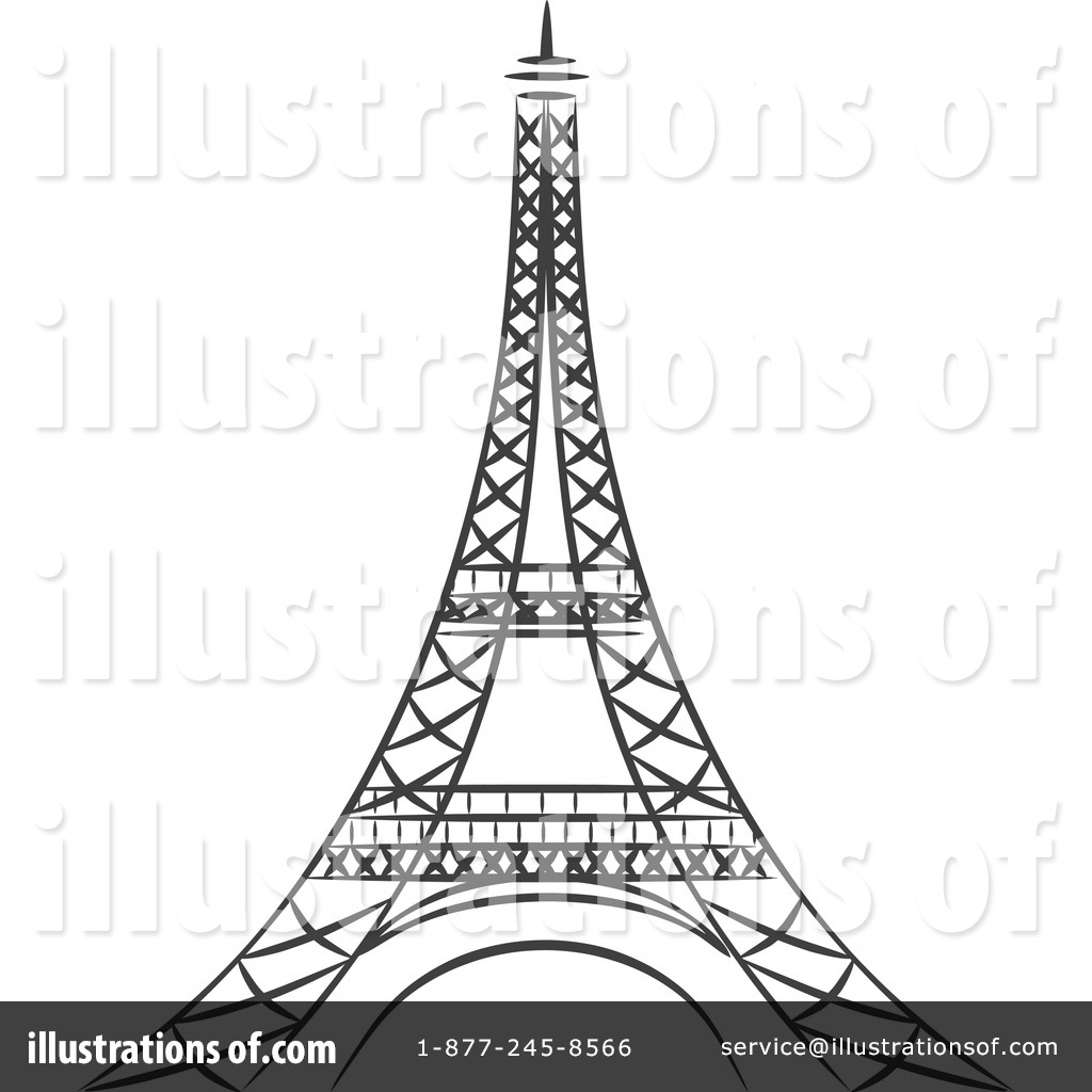 1024x1024 Landmark Clipart Eiffel Tower