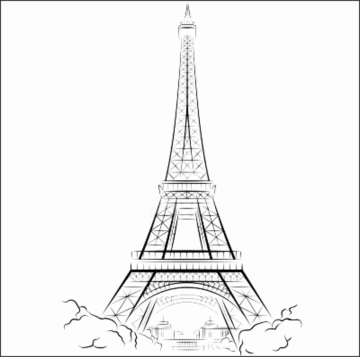 1152x1140 Cartoon Pictures Of The Eiffel Tower Acfww Lovely Eiffel Tower
