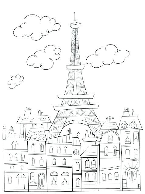 477x640 Eiffel Tower Coloring Pages Printable Tower Coloring Pages France