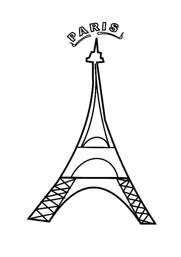 Eiffel Tower Drawing Outline at GetDrawings | Free download