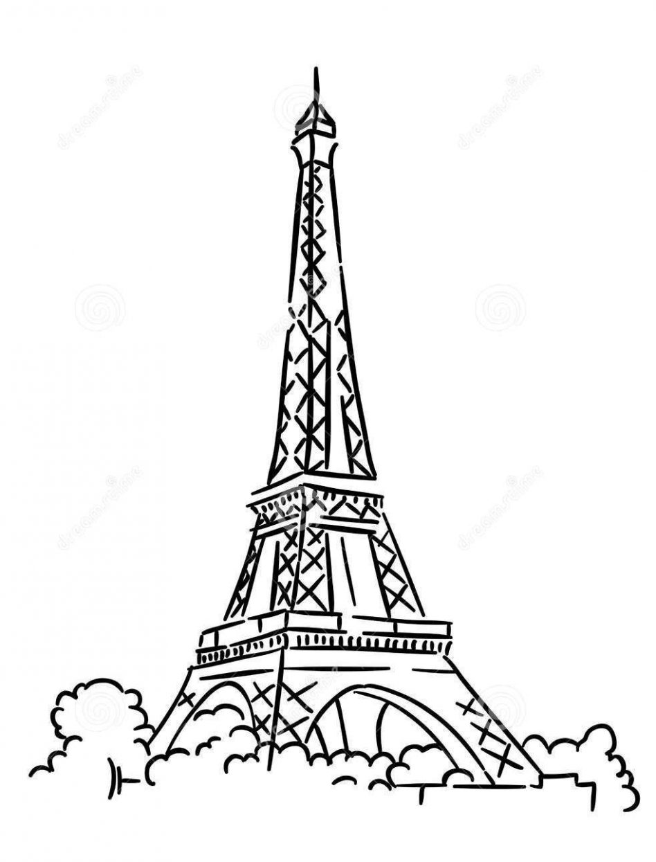 948x1245 Eiffel Tower Coloring Page With Wallpaper Free Download