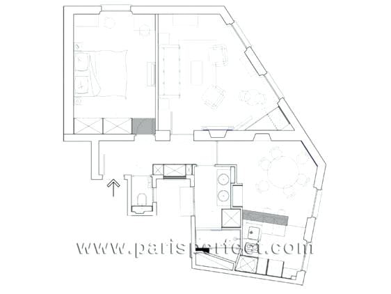 562x422 Eiffel Tower Flooplan Apartment Floorplanparis View For Holiday