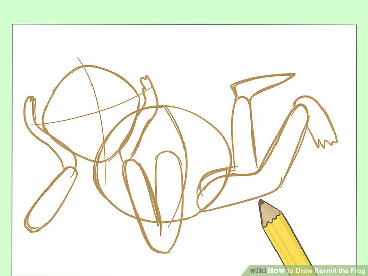 728x546 How To Draw Kermit The Frog 11 Steps (With Pictures)