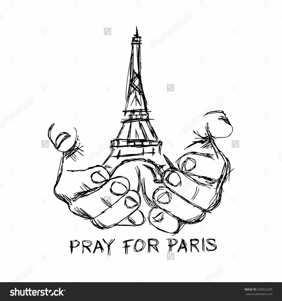 960x1024 Simple Doodle Paris Best Eiffel Tower Drawing Ideas