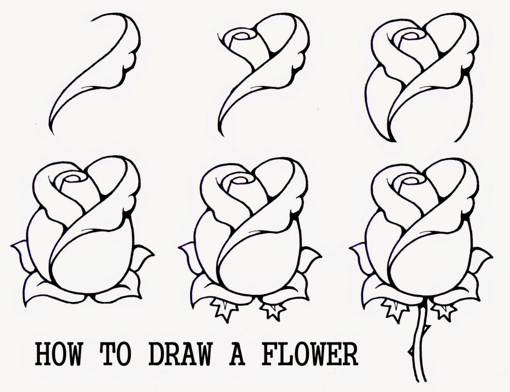 1024x788 Simple Drawings Step By Step