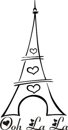 236x448 Drawn Eiffel Tower Themed