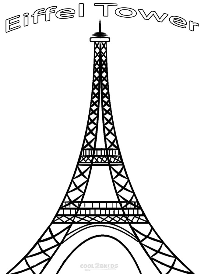 660x900 Energy Eiffel Tower Coloring Pages Printable For Kids Cool2bkids