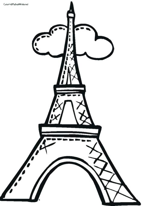470x681 Idea Eiffel Tower Coloring Pages And Drawn Tower Kid 5 42 Eiffel