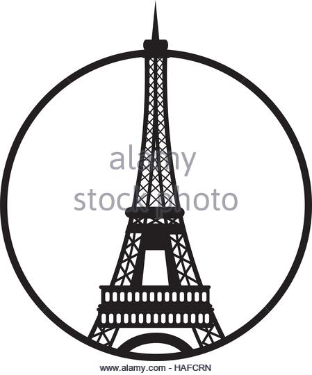 449x540 Paris Eiffel Tower Stock Vector Images