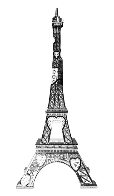 366x630 Eiffel Tower Paris Metal Modell 12 316in, Limited Certificate