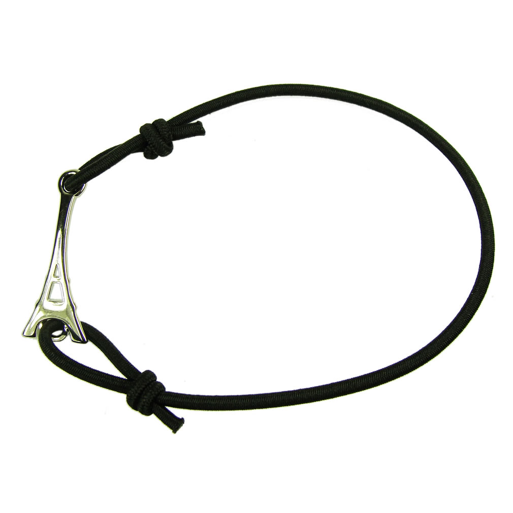 1010x1010 Elastic Eiffel Tower Bracelet, A Souvenir Of Paris