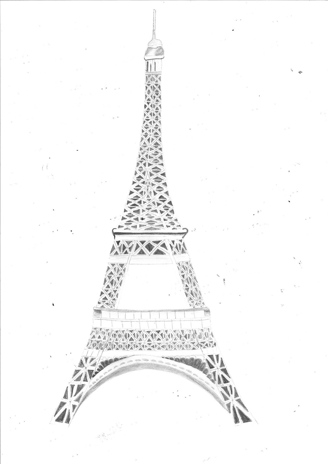 Eiffel Tower Pencil Drawing at GetDrawings Free download
