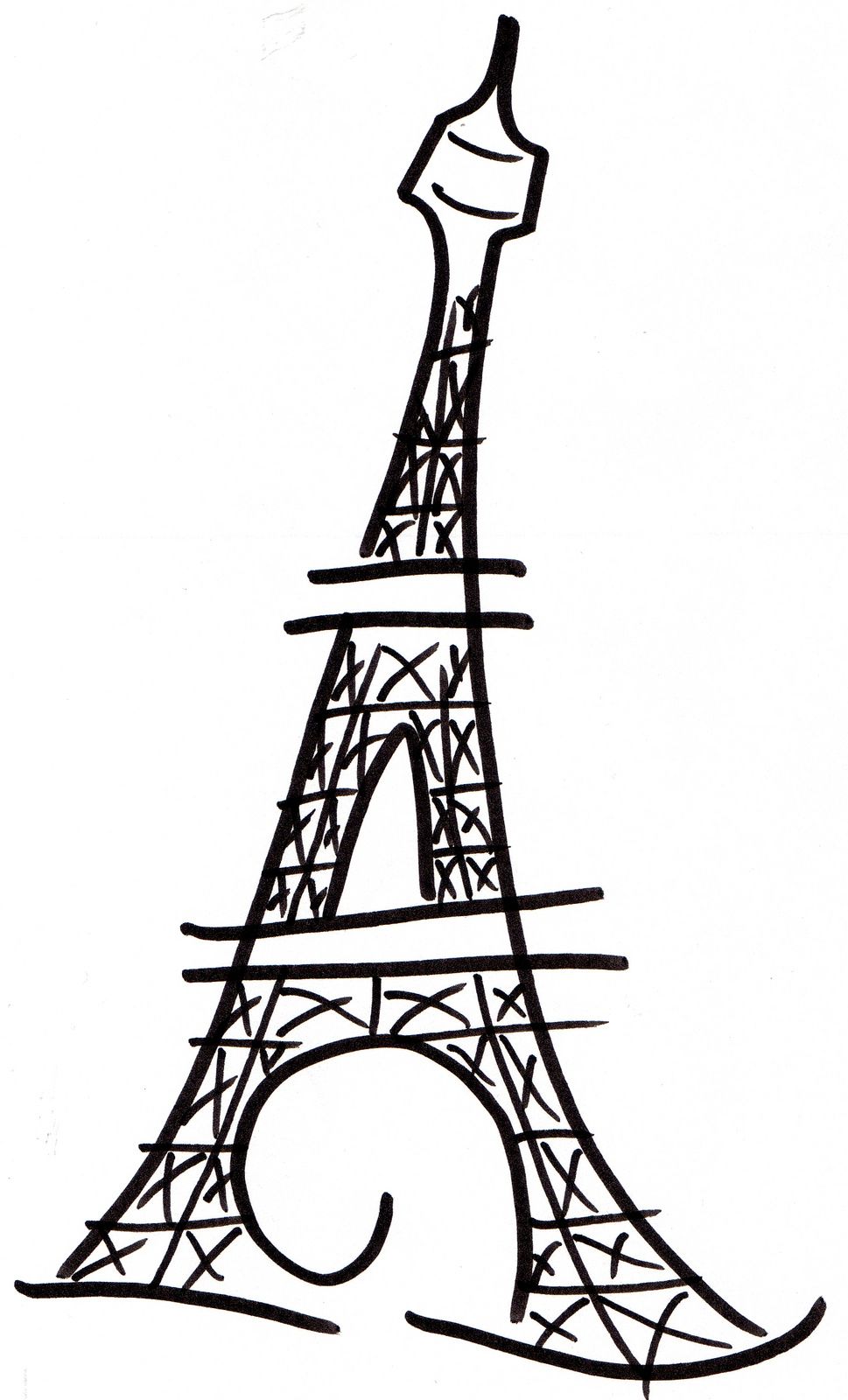 969x1600 Eiffel Tower Clip Art Craft Projects, Building Clipart