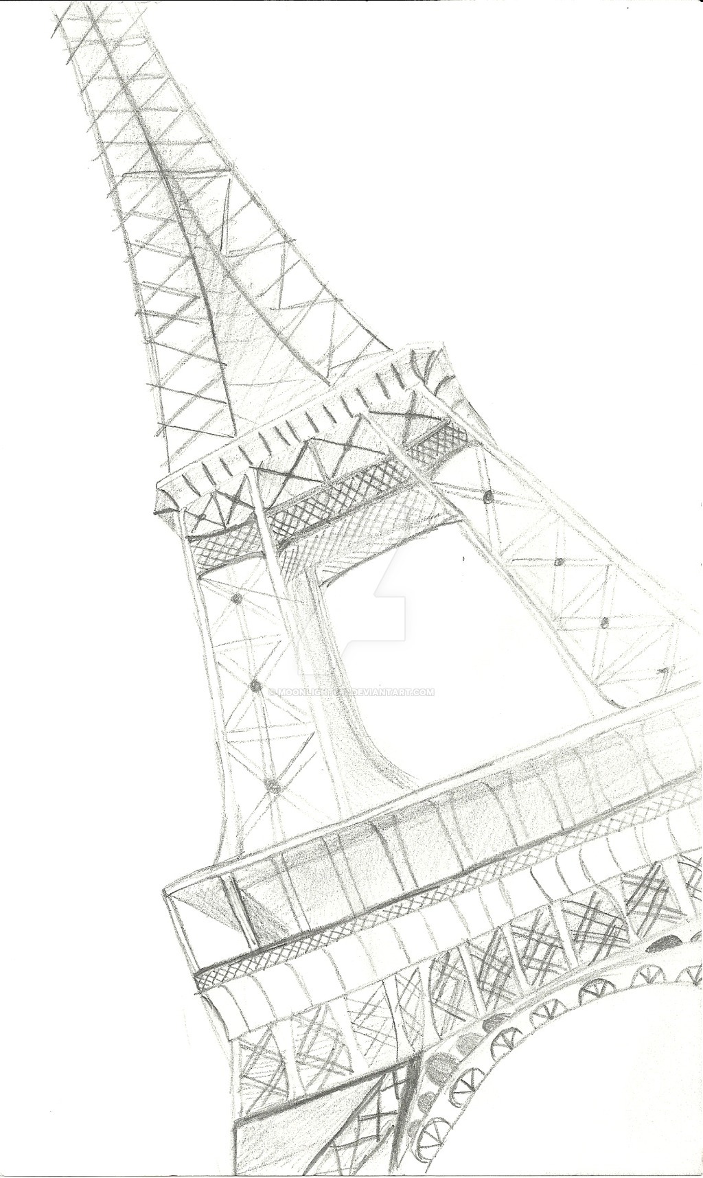 1024x1716 Eiffel Tower Doodle By Moonlight662