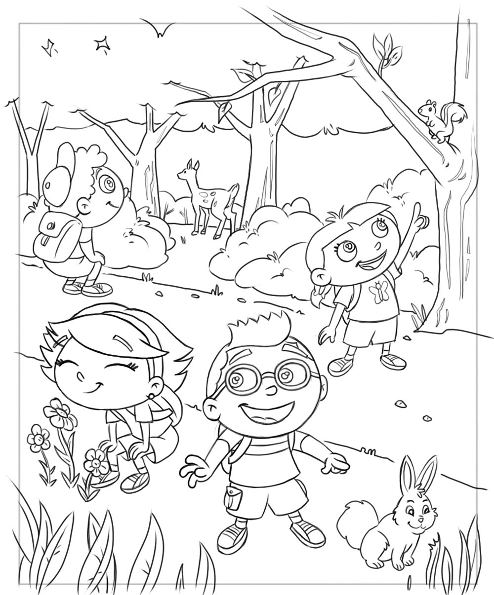 1000x1206 Little Einsteins Coloring Pages