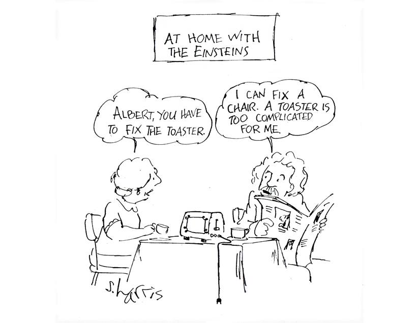 824x636 Meet Man Who Cartooned Albert Einstein For Decades