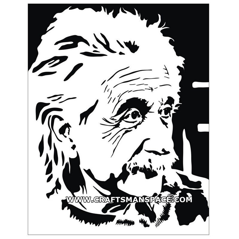 800x800 Albert Einstein Vector Pattern